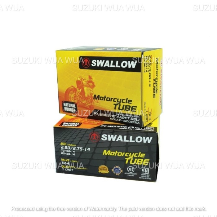 BAN DALAM SWALLOW MOTOR MATIC RING 14 ORIGINAL