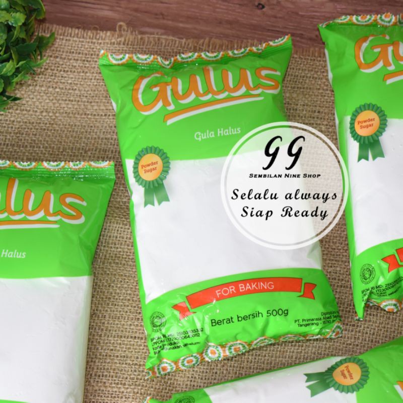 

GULUS Gula Halus 500 Gram Sugar Powder Icing Sugar