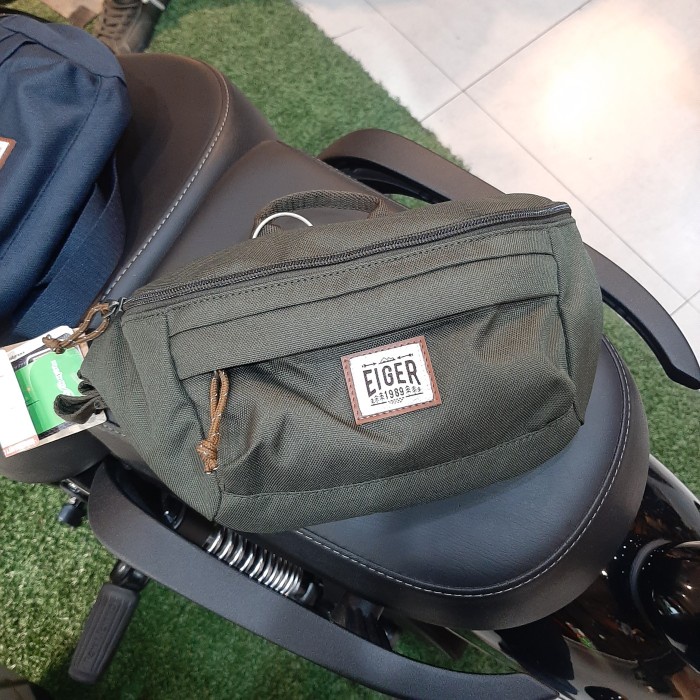 Tas Waistbag Eiger Brig Slim R Olive Original Murah
