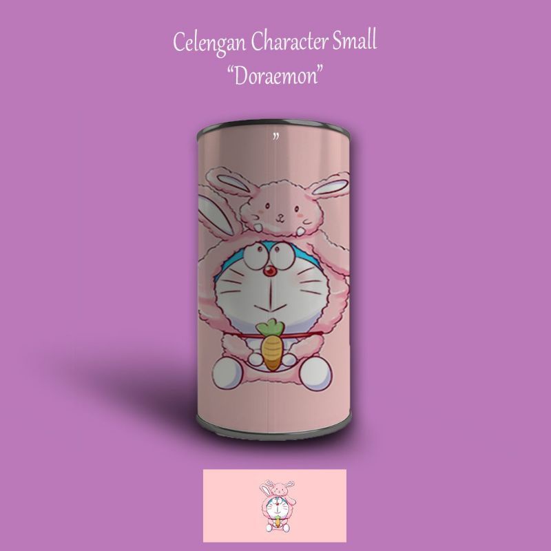 TABUNGAN ANAK CELENGAN TARGET SMALL KARAKTER ( DORAEMON PINK ) CELENGAN ANAK SOUVENIR CELENGAN ATM M