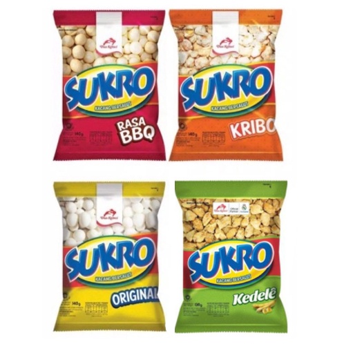 

KACANG SUKRO ATOM RENCENG ISI 10 BUNGKUS RASA ORIGINAL, BBQ, KRIBO, KEDELAI 1