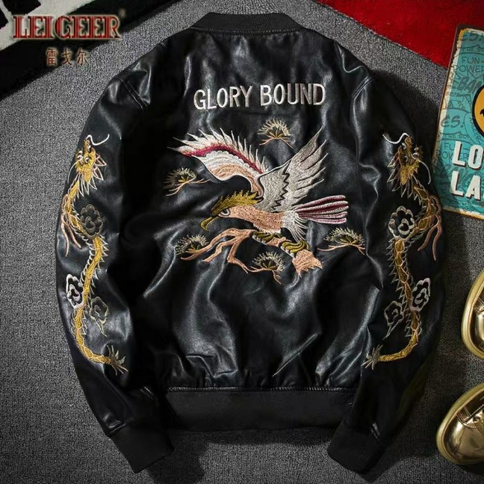 [MRN25] Sukajan Glory Bound Taka Foux Leather ala Cobra