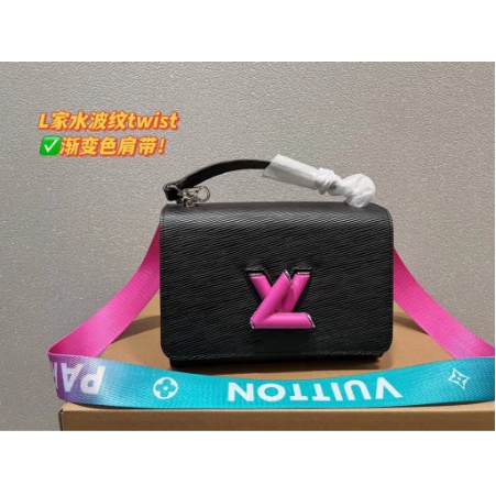 (Original) 2023 New -Asli  Baru Louis Vuitton LV twist water ripple crossbody bag