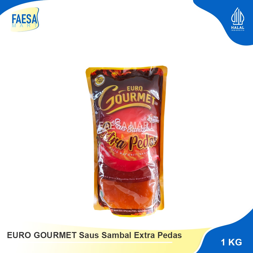 

EURO GOURMET Saus Sambal Extra Pedas 1kg