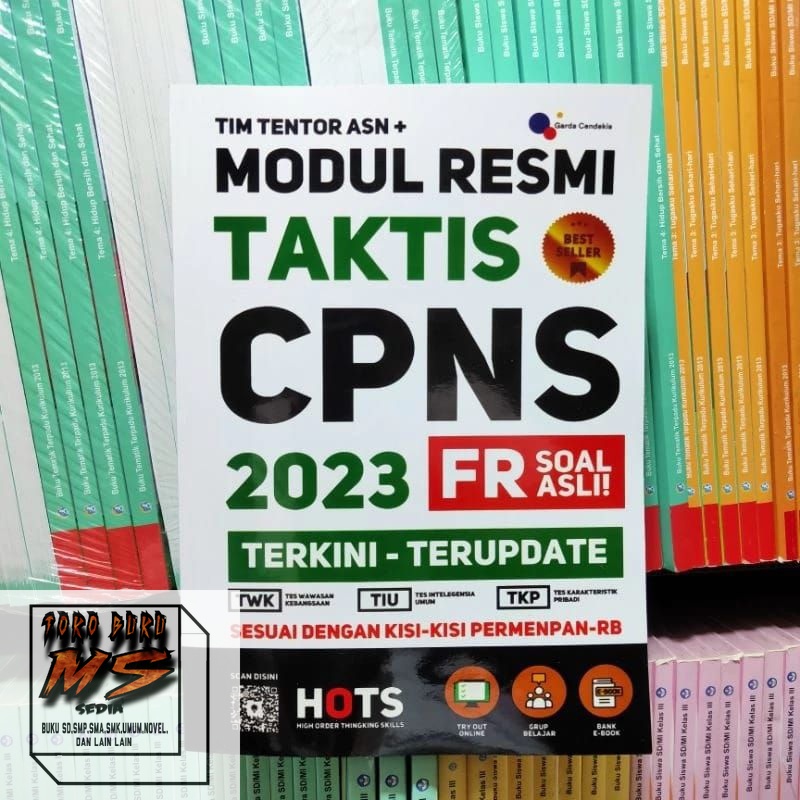Buku CPNS 2023 Modul Resmi Taktis CPNS 2023 Soal FR Asli Terkini Terupdate