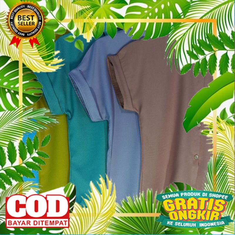 KOREAN STYLE OOTD TRENDY TERBARU /atasan wanita Korean style/kemeja lengan pendek/baju cewek kekinia