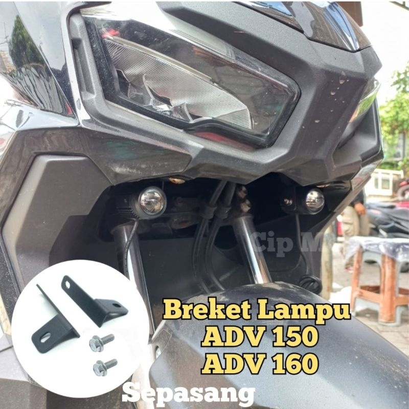 Breket Lampu Foglamp ADV 160 ADV 150 Breket Dudukan Lampu Tembak ADV 160 ADV 150