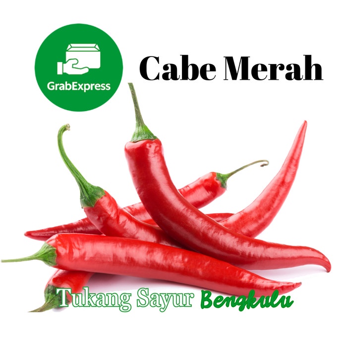 

Cabe merah Grab instan Tukang Sayur Bengkulu