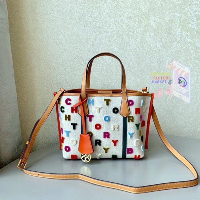 TAS TB 56254 Perry Fil Coupe Triple Compartment Embroidery Tote Bag Lls