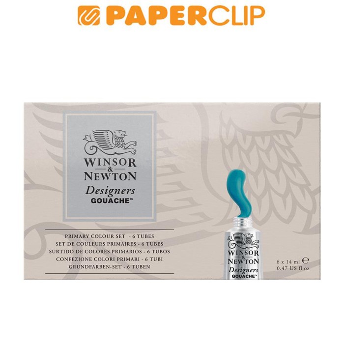 

[DL-0172] CAT AIR SET WINSOR & NEWTON GOUACHE SET 6 TUBE PRIMARY 0690174WN