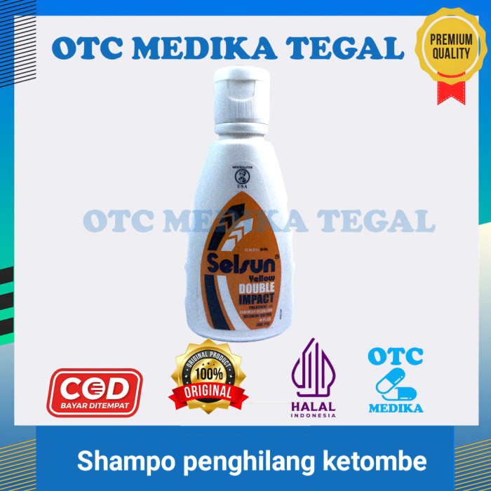 Shampo selsun shampo penghilang ketombe tingkat berat dan gatal karena ketombe