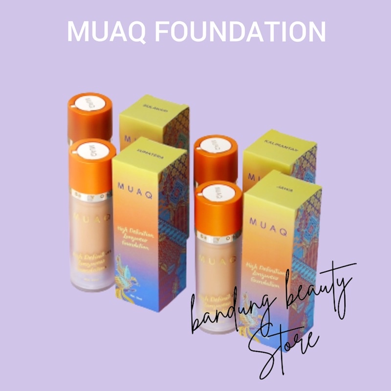 (COD) Muaq Foundation / Muaq High Definition Longwear Foundation / Foundation muaq