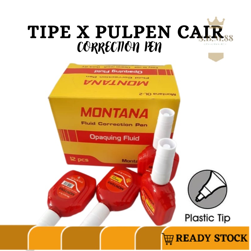 

SM88 -F315- TIP-EX CORRETION PEN - TIP X PUTIH - TIP X CAIR