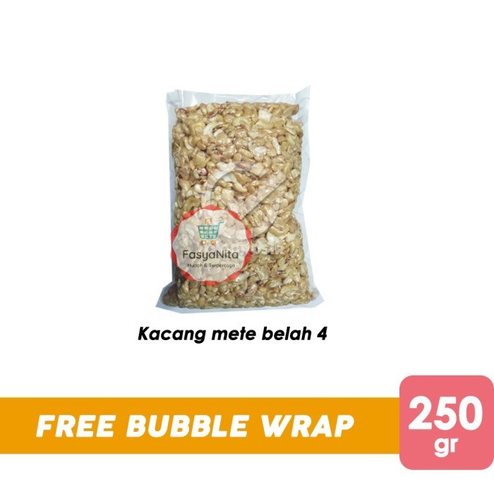 

Kacang Mede / Mente Mentah 250 gr [BELAH EMPAT] - FasyAnita Mart Denpasar