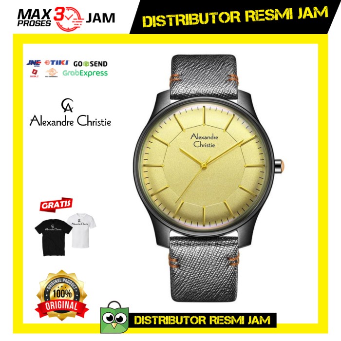 JAM TANGAN ALEXANDRE CHRISTIE AC 8532 8532MH SILVER ORIGINAL