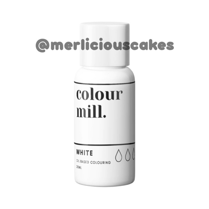 

Termurah [ Best Seller ] Colour Mill White 20 ml Oil Based Colouring
