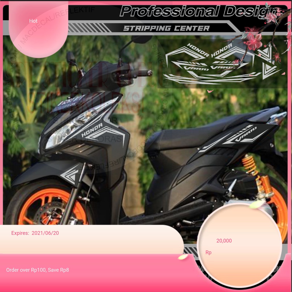 STIKER VTC-01 Striping Vario Techno 110 CBS Old Cutting Sticker