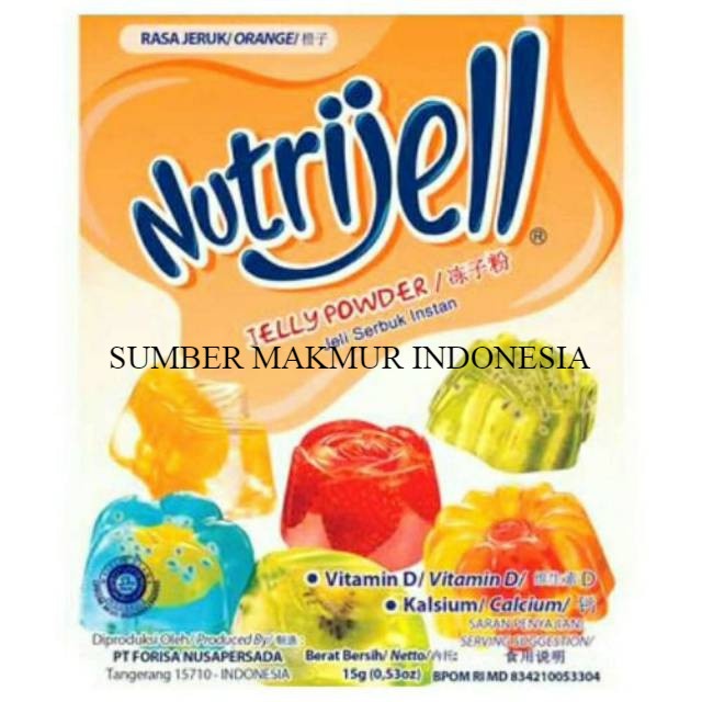 

Promo Best Seller NUTRIJELL JELLY RASA JERUK 15 GRAM- PER BOX