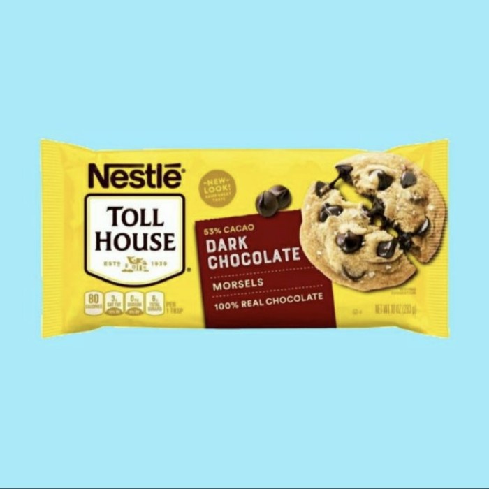 

Promo Best Seller Nestle Toll House 53% Cacao Chocolate Chips DARK Choco Chip Baking