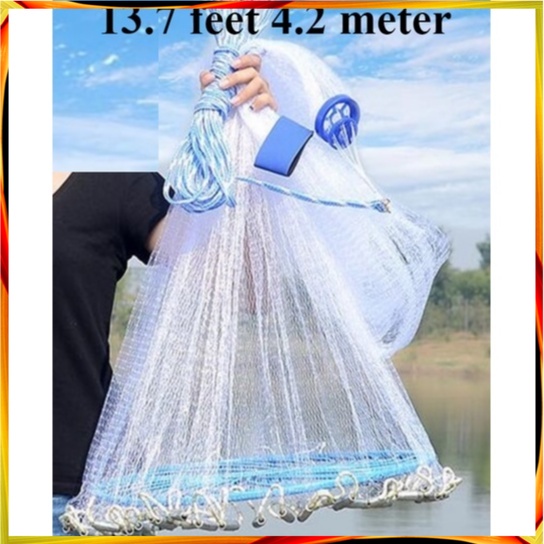 Touchstore1 JALA PUTAR JALA IKAN JALA UDANG MODEL TERBARU JALA NELAYAN BAHAN NILON / PE