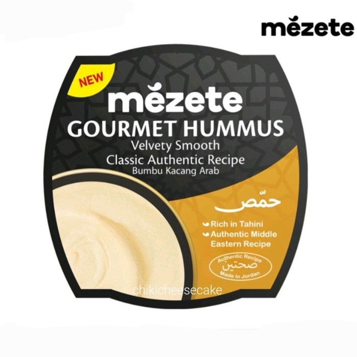

Mezete Gourmet Hummus Classic 215g | Bumbu Kacang Arab Velvety Smooth
