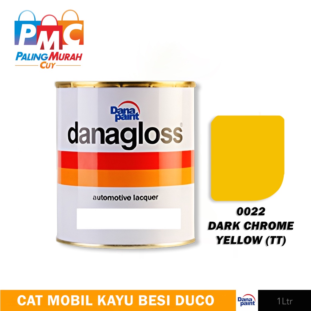 DANAGLOSS 0022 Dark Chrome Yellow (Tt) - Cat Mobil Kayu Besi Duco