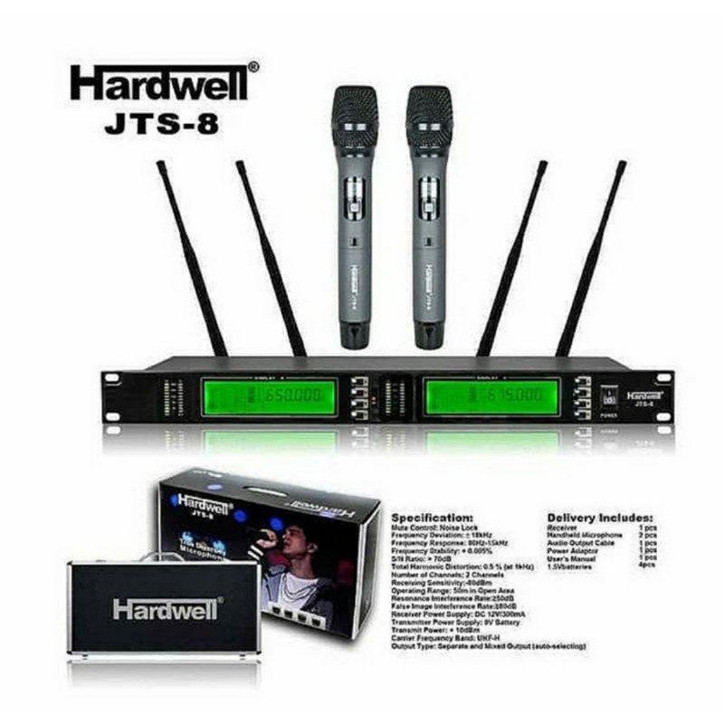 Microphone Wireless HARDWELL JTS 8 ORIGINAL Microphone