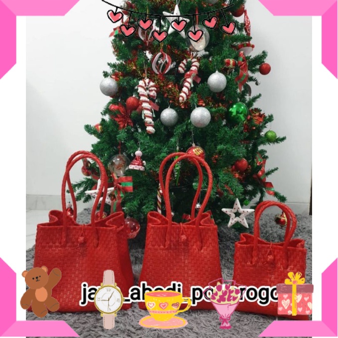 

HAMPERS BAYI ANAK MUDA REMAJA PACAR ISTRI BIKIN ROMANTIS ANNIVERSERY/ Tas Anyam Jali HAMPERS NATAL / GIFT NATAL / KADO SPECIAL HARI RAYA / ULTAH LAHIRAN WISUDA JADIAN