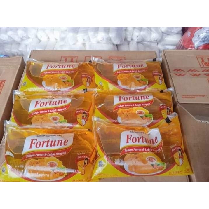 

Minyak goreng Fortune bantal Forune Pillow 1lt murah