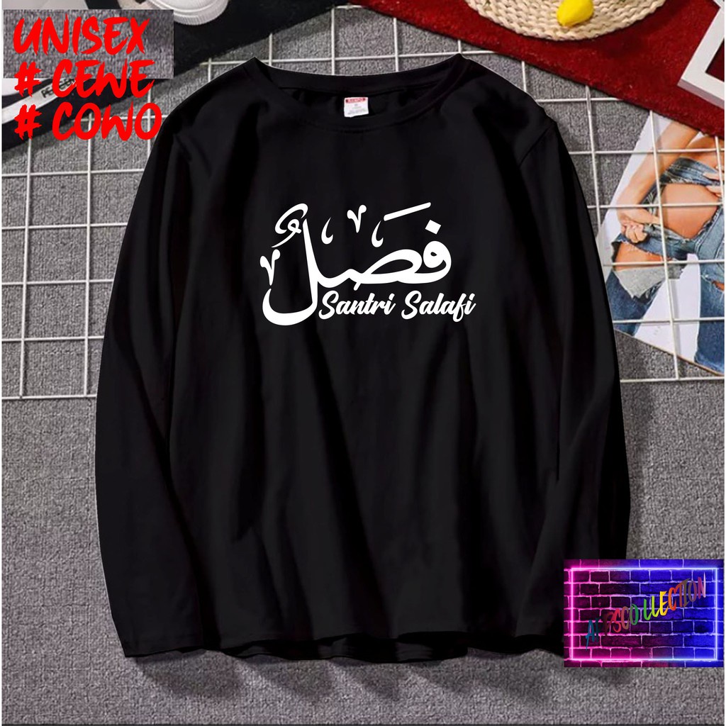 Indo 1 KAOS SANTRIWATI SALAFIH/KAOS KATA KATA/KAOS TULISAN/KAOS HITS/KAOS KEKINIAN//KAOS KATA KATA V