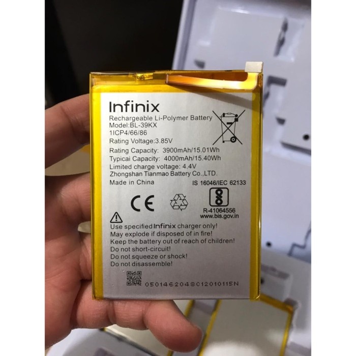 BATERAI BATTERY ORIGINAL INVINIX X627