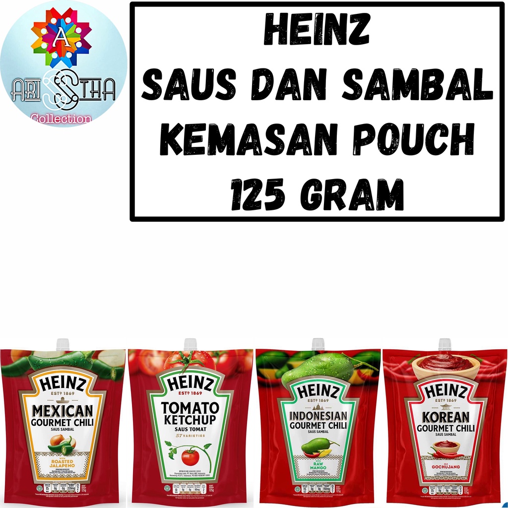 

Heinz Saus Sambal Gourmet Kemasan Pouch 125 Gram