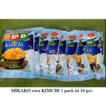 

MIKAKO rasa KIMCHI 1 pack isi 10 pcs cemilan gurih