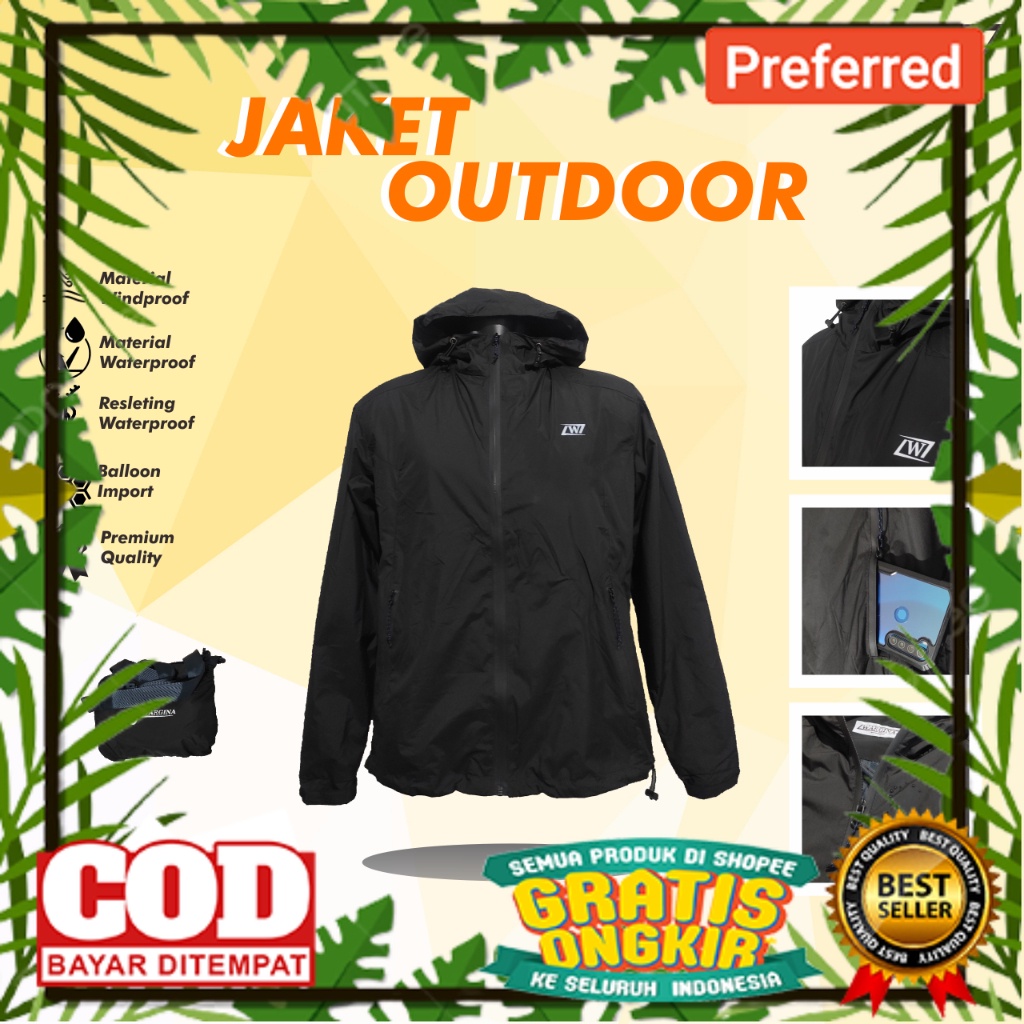 SUPER BIG PROMO /Jaket Outdoor Berkualitas Import Pria dan Wanita Bahan Balloon Premium Original War