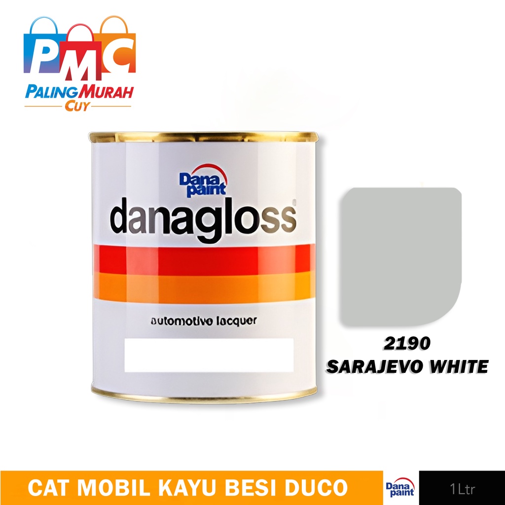 DANAGLOSS NC 2190 SARAJEVO WHITE - Cat Mobil Kayu Besi Duco