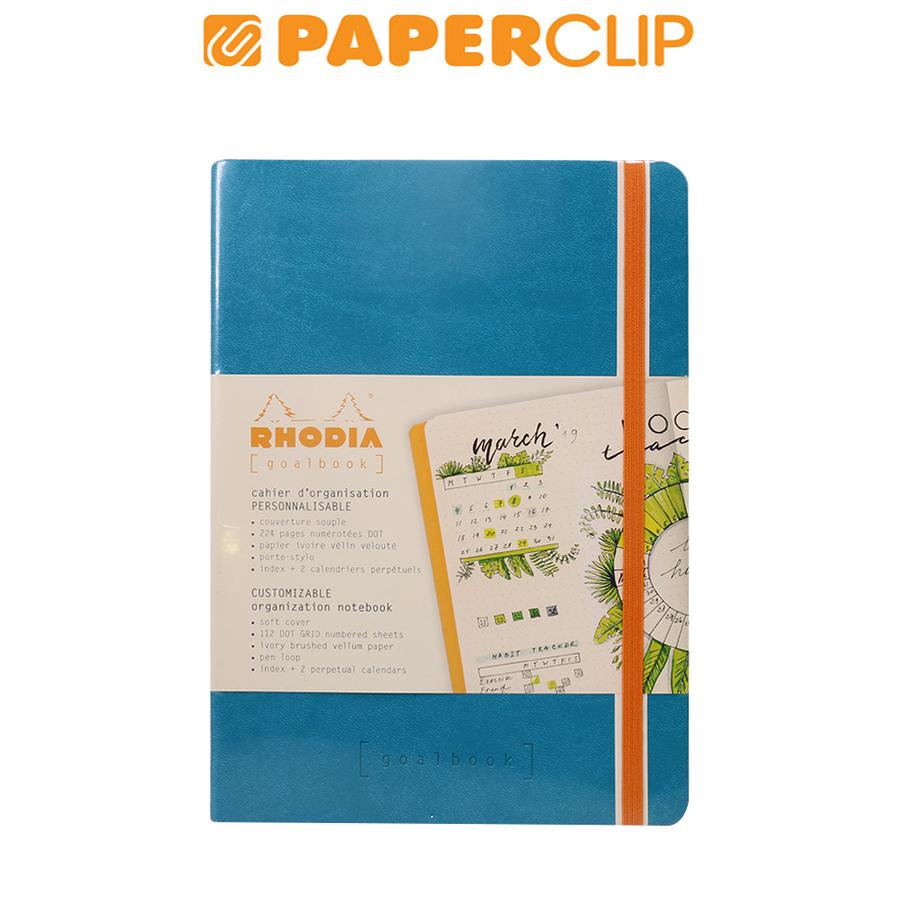 

NOTEBOOK RHODIA GOALBOOK A5 117747C TURQUOISE BLUE