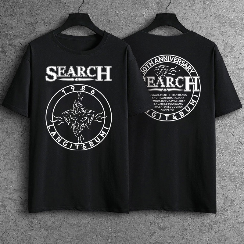 Kaos pria Search Langit & Bumi Limited Edition Rock Band Shirts High-Quality Rockers T-Shirt # Fende