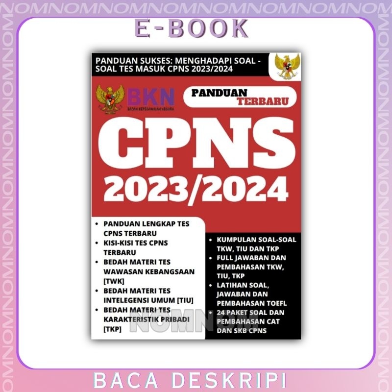 

PANDUAN TERBARU TES CPNS 2023/2024