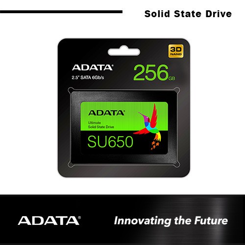 New Store SSD ADATA SU650 256GB - SSD SATA 3 / SSD SATA III - SSD 2.5 inch