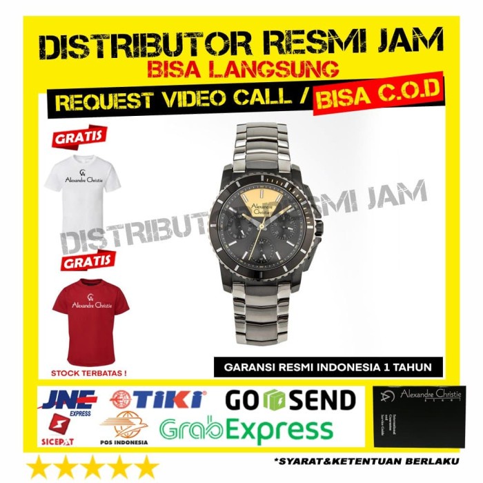 jam tangan ac ladies ac6455 6455 6455bf garansi resmi new harga edan