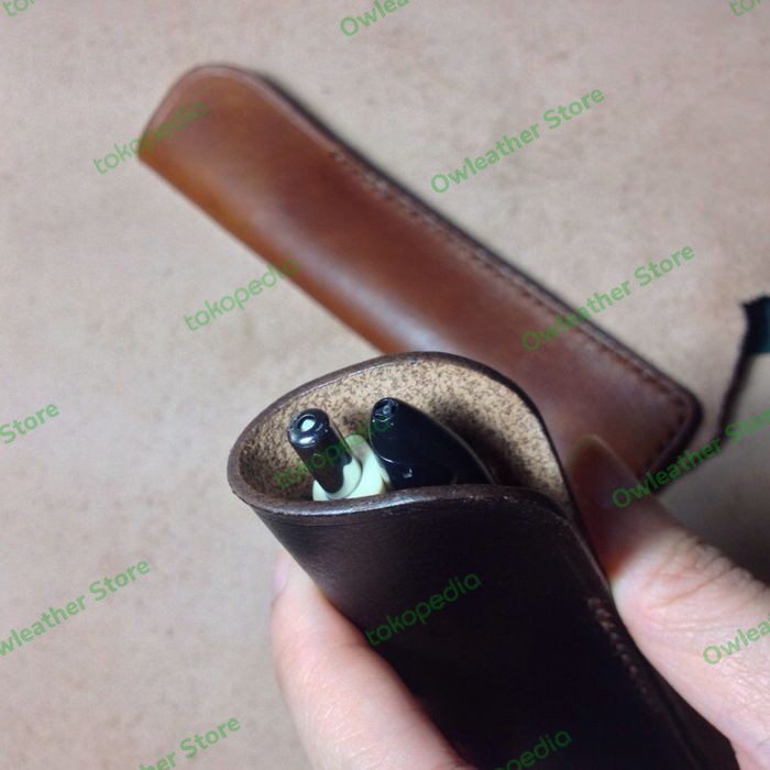 

[New] Leather Pen Case - Single Pen