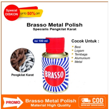 Metal Polish Brasso / Pengkilat Logam /Kuningan /Murah