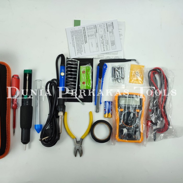 Electronik Set Lengkap Tool Kit Set Electrical Toolset Elektronik