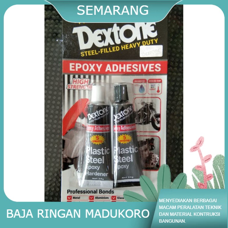 

Lem Dextone Plastic Steel Epoxy / Lem Besi 5 menit Asli Original Bagus