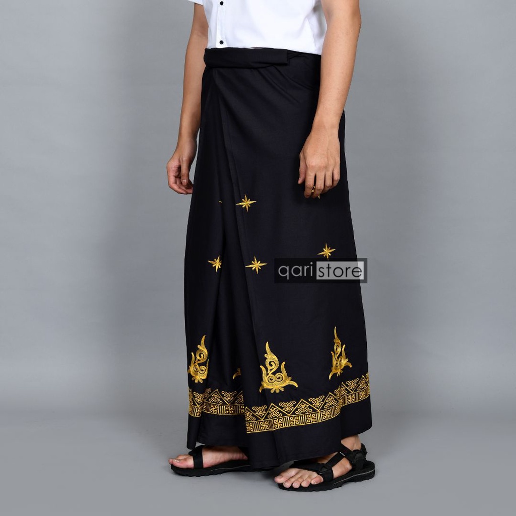 Wadimor Sarung Tenun Jacquard Bordir Pintu Aceh