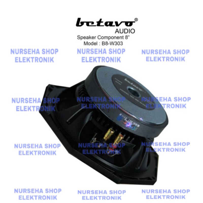 Speaker Component BETAVO 8 inch profesional komponen Speaker original