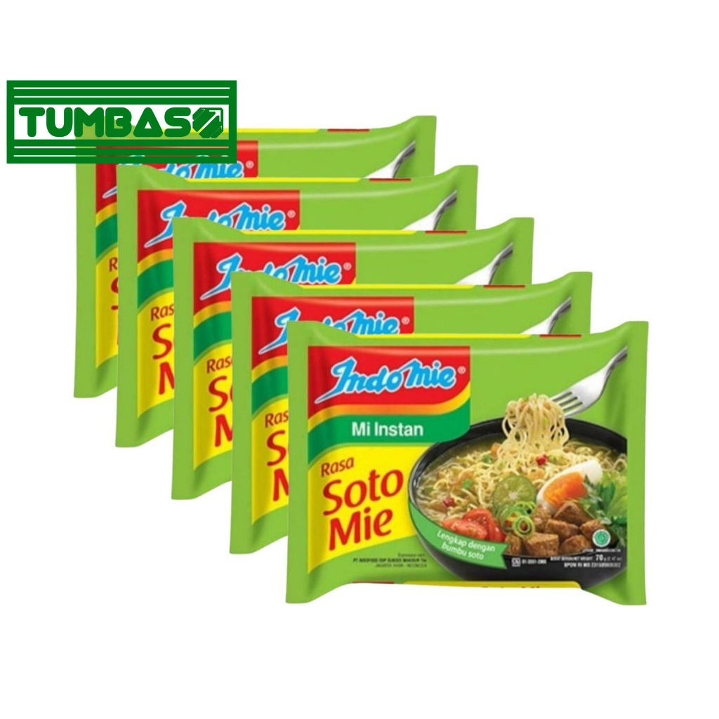 

Tumbaso Indomie Mie Instan Soto Mie 5 x 70 gr
