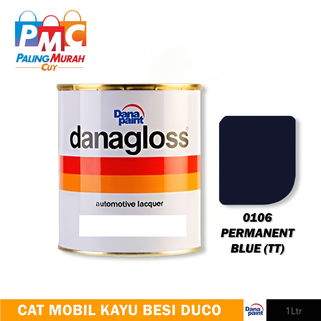 DANAGLOSS NC 0106 PERMANENT BLUE - Cat Mobil Kayu Besi Duco