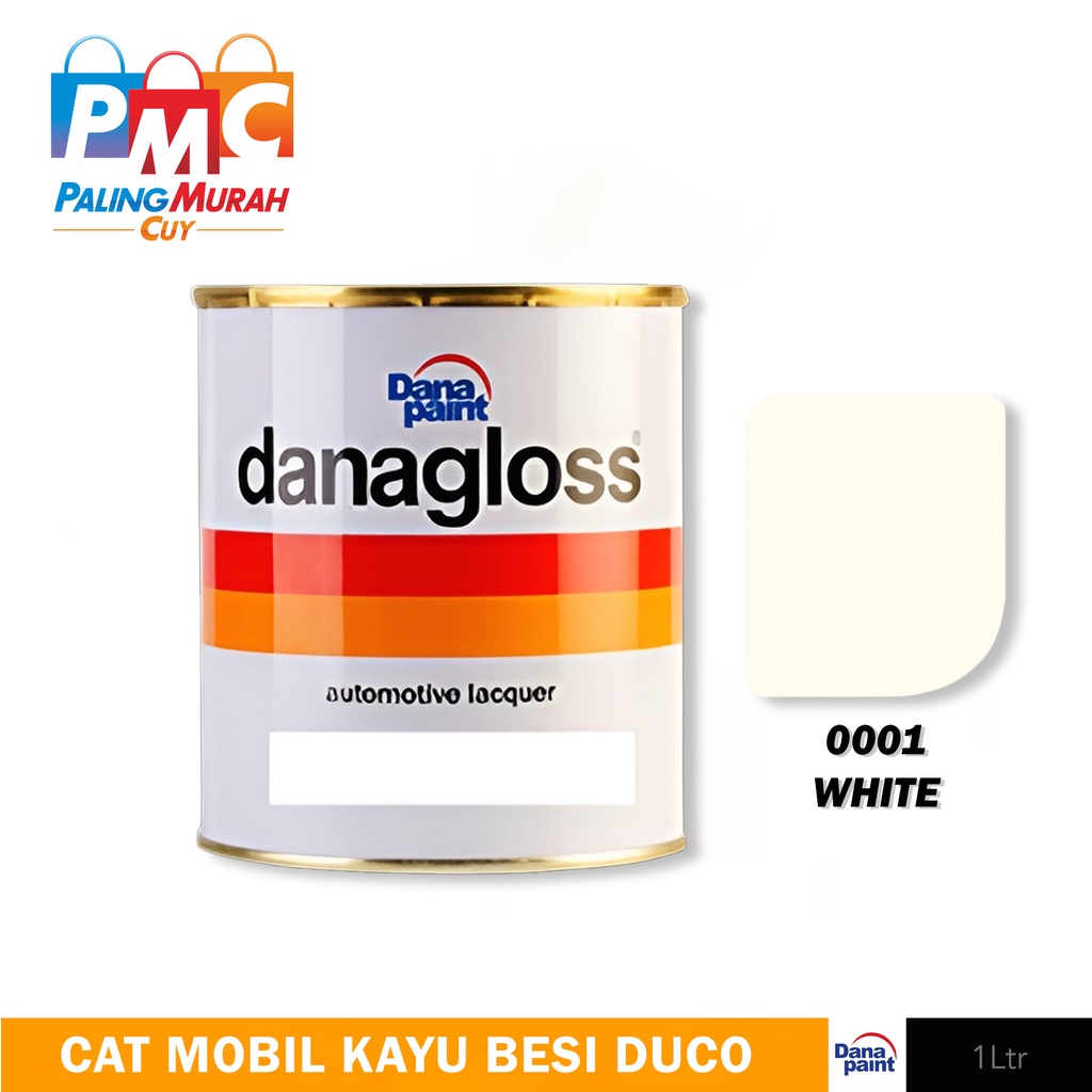 DANAGLOSS 0001 White - Cat Mobil Kayu Besi Duco - ECER