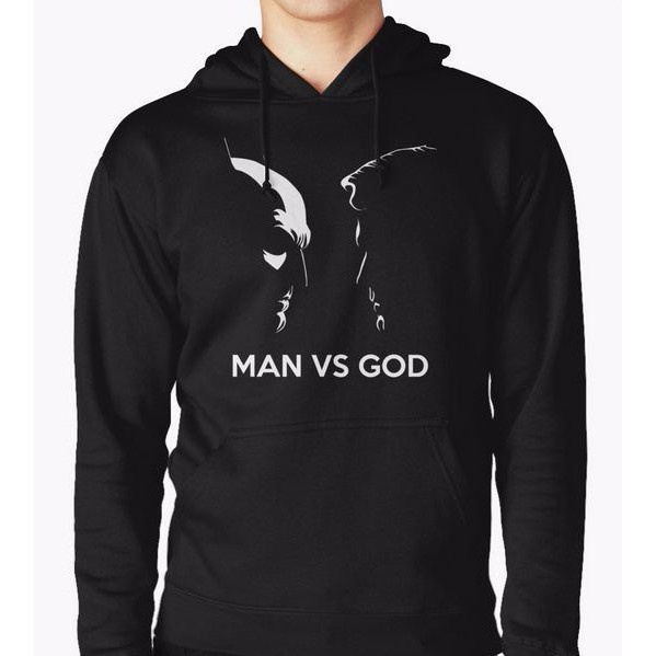 wana production Hoodie Man Vs God DC Comics